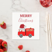 Weihnachts-Rottruck Serviette (Beispiel)