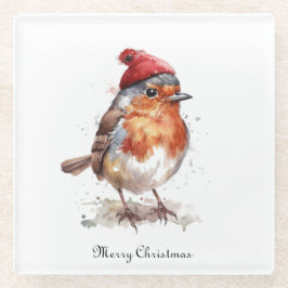 Weihnachts-Rotweinrobe, anpassbar Glasuntersetzer