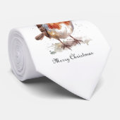 Weihnachts-Rotweinrobe, anpassbar Krawatte (Gerollt)