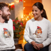 Weihnachts-Rotweinrobe, anpassbar Sweatshirt