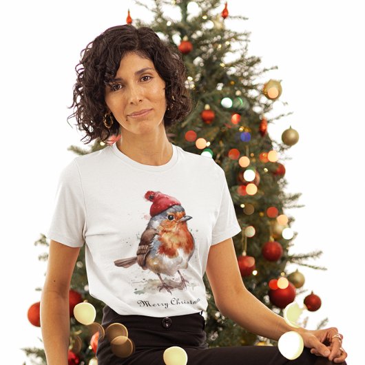 Weihnachts-Rotweinrobe, anpassbar T-Shirt