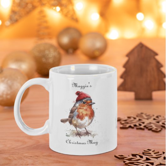 Weihnachts-Rotweinrobe, anpassbar Zweifarbige Tasse