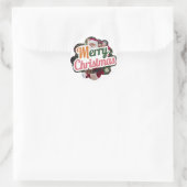 Weihnachts-Round-Stickers: Neues Modell Runder Aufkleber (Tasche)