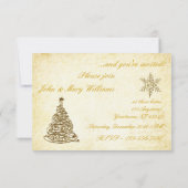 Weihnachts-RSVP-Karte Einladung (Rückseite)