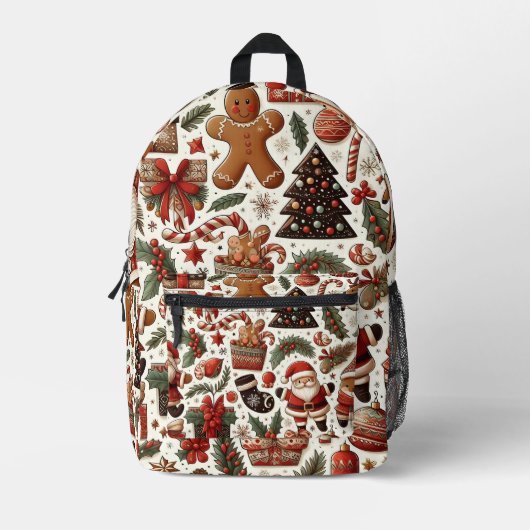 Weihnachts-Rucksack Bedruckter Rucksack (Vorderseite)