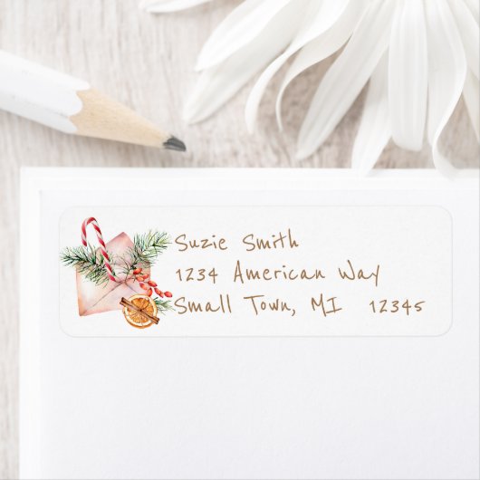 Weihnachts-Rücksendeadresse (Insitu)