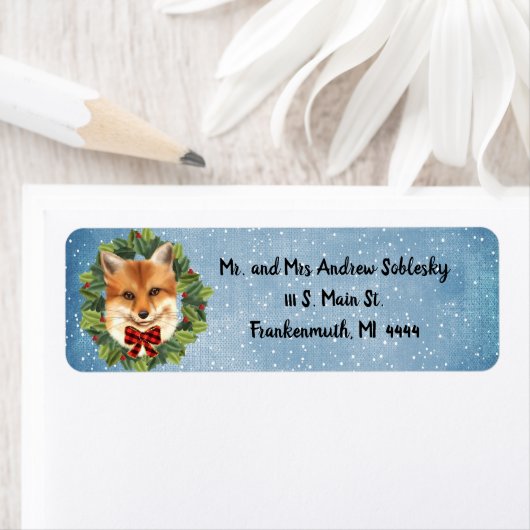 Weihnachts-Rücksendeadresse (Insitu)