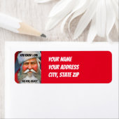 Weihnachts-Rücksendeadressen-Aufkleber (Insitu)