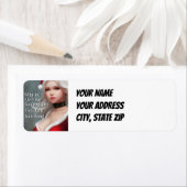 Weihnachts-Rücksendeadressen-Aufkleber (Insitu)