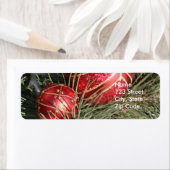 Weihnachts-Rücksendeadressen-Aufkleber oder Gönner (Insitu)