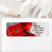 Weihnachts-Rücksendeadressen-Aufkleber oder Gönner (Insitu)