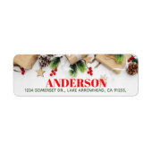 Weihnachts-Rücksendesiegel (Vorne)