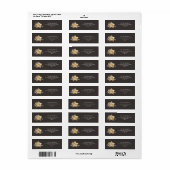 Weihnachts-Rücksendetikett (Vorne)