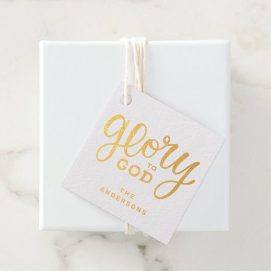 Weihnachts-Ruhm für Gott | Gold Christlich Religio Geschenkanhänger (Mit Box)