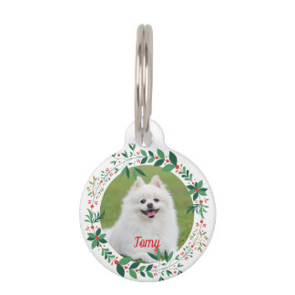 Weihnachts-Rundum-Pet-Tag – Festliches Feiertags-I Haustiermarke