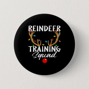 Weihnachts-Running-Rentier-Runner-Training Squad T Button