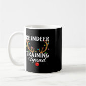 Weihnachts-Running-Rentier-Runner-Training Squad T Kaffeetasse (Links)