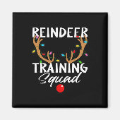 Weihnachts-Running-Rentier-Runner-Training Squad T Magnet (Vorne)