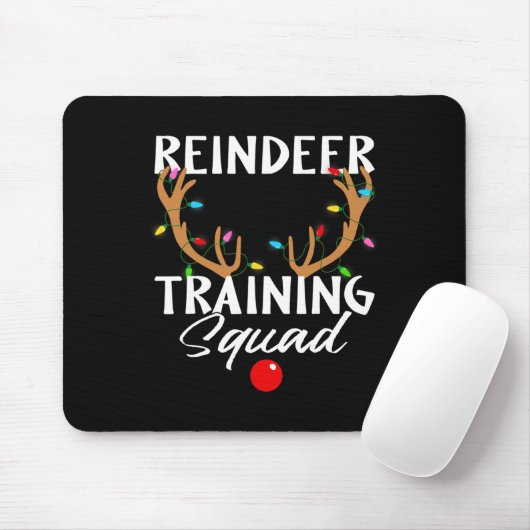 Weihnachts-Running-Rentier-Runner-Training Squad T Mousepad (Mit Mouse)