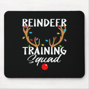 Weihnachts-Running-Rentier-Runner-Training Squad T Mousepad