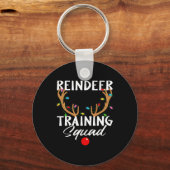 Weihnachts-Running-Rentier-Runner-Training Squad T Schlüsselanhänger (Vorderseite)