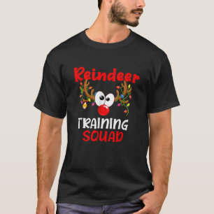 Weihnachts-Running-Rentier-Runner-Training Squad T T-Shirt