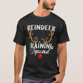 Weihnachts-Running-Rentier-Runner-Training Squad T T-Shirt (Vorderseite)