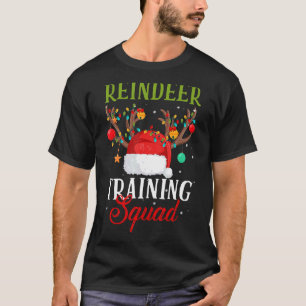 Weihnachts-Running Rentier Training Squad Team Fa T-Shirt