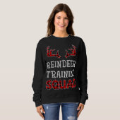 Weihnachts-Running Team Rentier Training Squad Red Sweatshirt (Vorne ganz)
