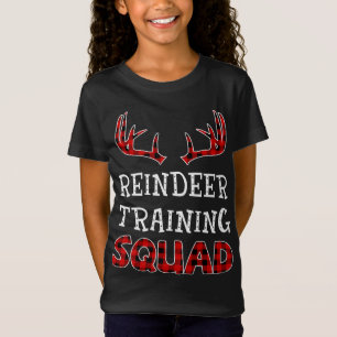 Weihnachts-Running Team Rentier Training Squad Red T-Shirt
