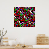 Weihnachts-Rush... Poster (Küche)