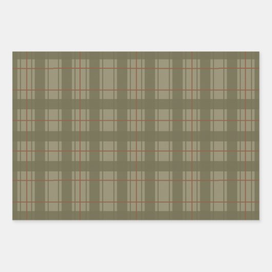 Weihnachts-Rustikal Geschenkpapier Set (Vorderseite 3)