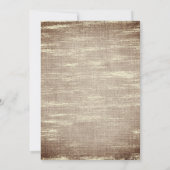 Weihnachts Rustikale Burgund Gold Engagement Party Einladung (Rückseite)