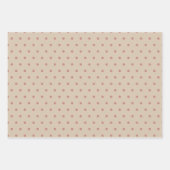 Weihnachts Rustikales Boho Pattern Geschenkwrake Geschenkpapier Set (Vorderseite 3)