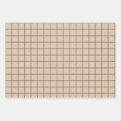 Weihnachts Rustikales Boho Pattern Geschenkwrake Geschenkpapier Set (Vorderseite 2)