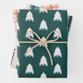 Weihnachts Rustikales Boho Pattern Geschenkwrake Geschenkpapier Set (Beispiel)