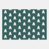 Weihnachts Rustikales Boho Pattern Geschenkwrake Geschenkpapier Set (Vorderseite)