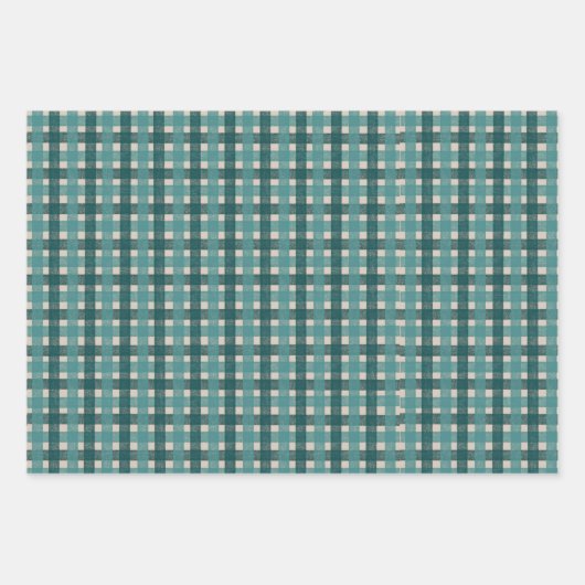 Weihnachts Rustikales Boho Pattern Geschenkwrake Geschenkpapier Set (Vorderseite 3)