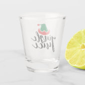 Weihnachts-Saft Schnapsglas (Rückseite)