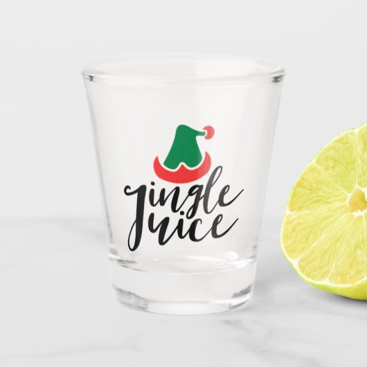 Weihnachts-Saft Schnapsglas (Vorderseite)