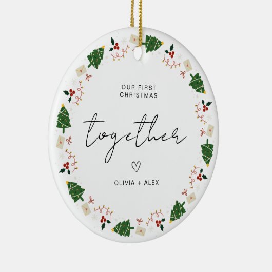 Weihnachts-Sake Weihnachtskuchen-Geschenk Keramik Ornament (Rechts)