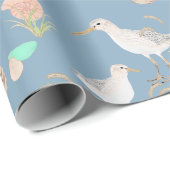 Weihnachts-Sandfänger am Strand Geschenkpapier (Rolleneckpunkt)