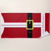 Weihnachts-Santa Beach-Handtuch Strandtuch (Vorderseite)
