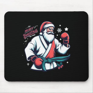 Weihnachts-Santa-Boxer-Boxen-Liebhaber-Kickboxen-M Mousepad