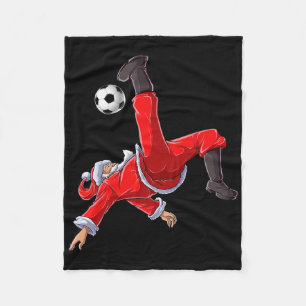 Weihnachts-Santa-Fußball-Fahrrad-Kick Xmas Jungen Fleecedecke
