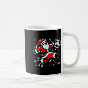 Weihnachts-Santa-Fußball-Kick Xmas-Fußball Männer  Kaffeetasse