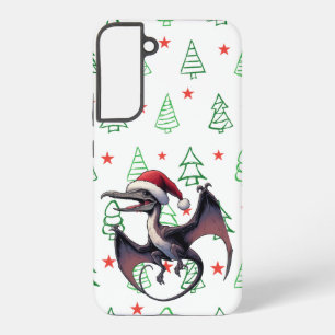 Weihnachts-Santa-Hut-Pterodaktylus  Samsung Galaxy Hülle