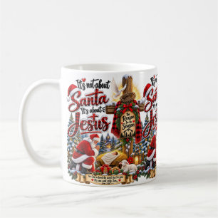 Weihnachts-Santa-Jesus-Frohe-Weihnachts-Tasse Kaffeetasse