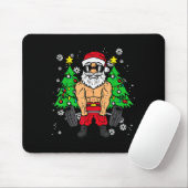 Weihnachts-Santa-Kraftdreikampf Weihnachtsgewichth Mousepad (Mit Mouse)