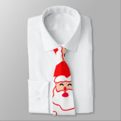 Weihnachts-Santa-Muster Krawatte (Gebunden)